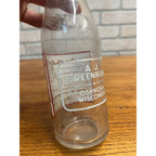 Vintage Howel's Root Beer Glass Soda Bottle Oshkosh Wisconsin Wis ACL AJ Greenkorn