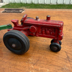 Vintage Silk Toys IH International Red Tractor w/ Trailer Wagon 1/64 Farm Toy