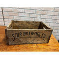 Vintage 1940s Star Brewing Co Beer Crate Case 12oz Steinie Bottles Lomira Wis WI