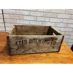 Vintage 1940s Star Brewing Co Beer Crate Case 12oz Steinie Bottles Lomira Wis WI
