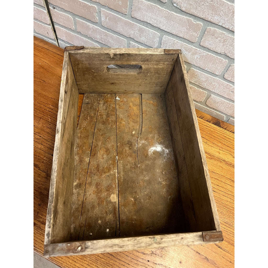 Vintage 1940s Star Brewing Co Beer Crate Case 12oz Steinie Bottles Lomira Wis WI