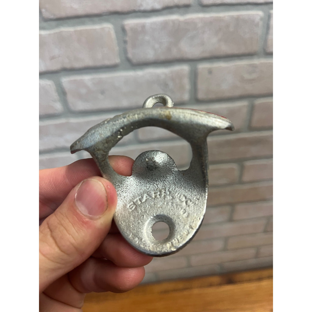 Vintage Canning's Beverages Starr X Wall Mounted Bottle Opener Sold to Coca Cola