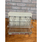 Vintage GRIFFIN ABC Shoe Polish Wax Store Display Advertising Wall Rack Sign