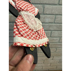 Vintage Black Americana Mammy Key Holder Hook Plaque Wooden Wall Decor