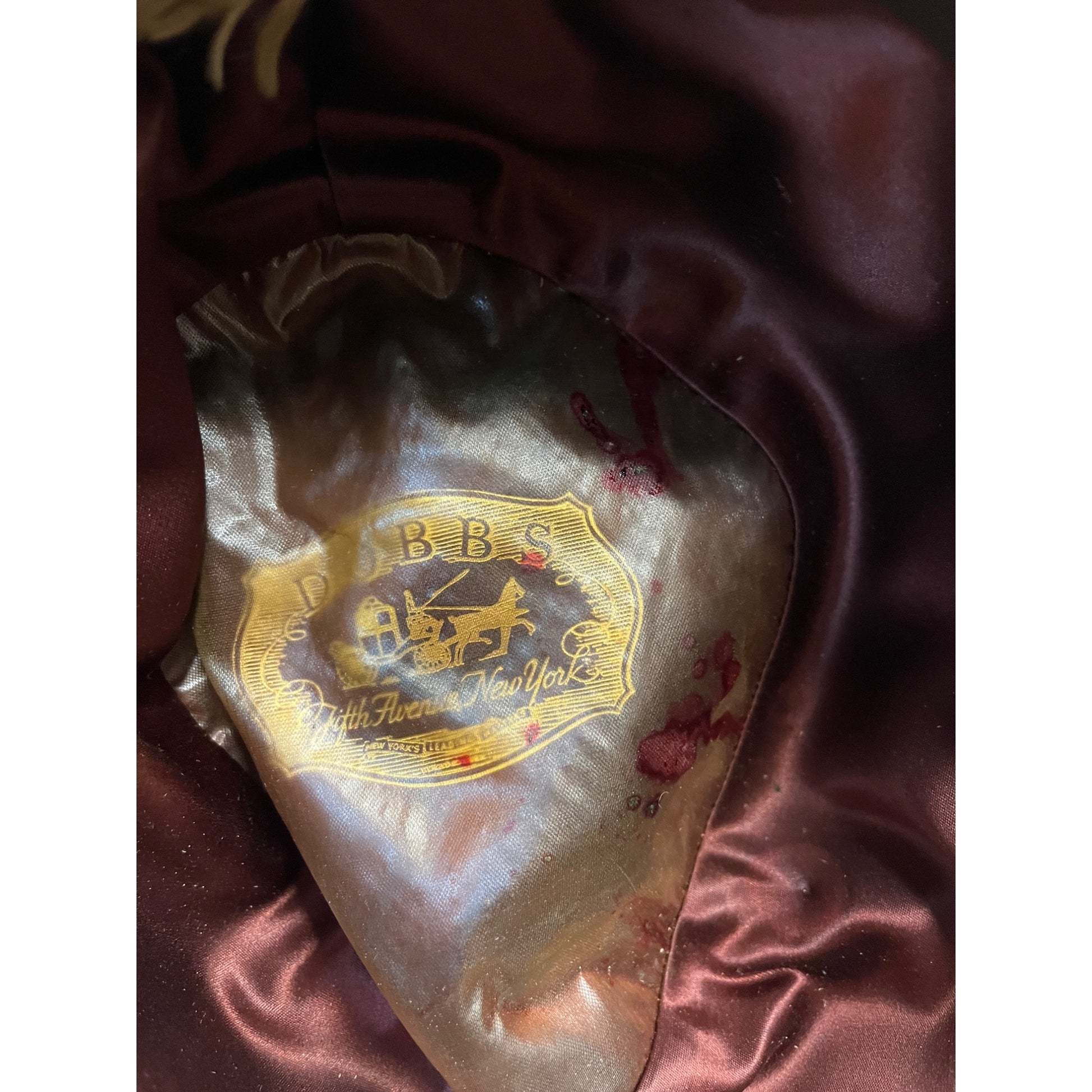 Vintage 1940s 1950s Dobbs Fifteen Brown Fedora Hat 7 3/8