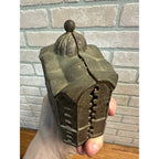 ANTIQUE A.C. WILLIAMS CAST IRON BANK BUILDING STILL BANK