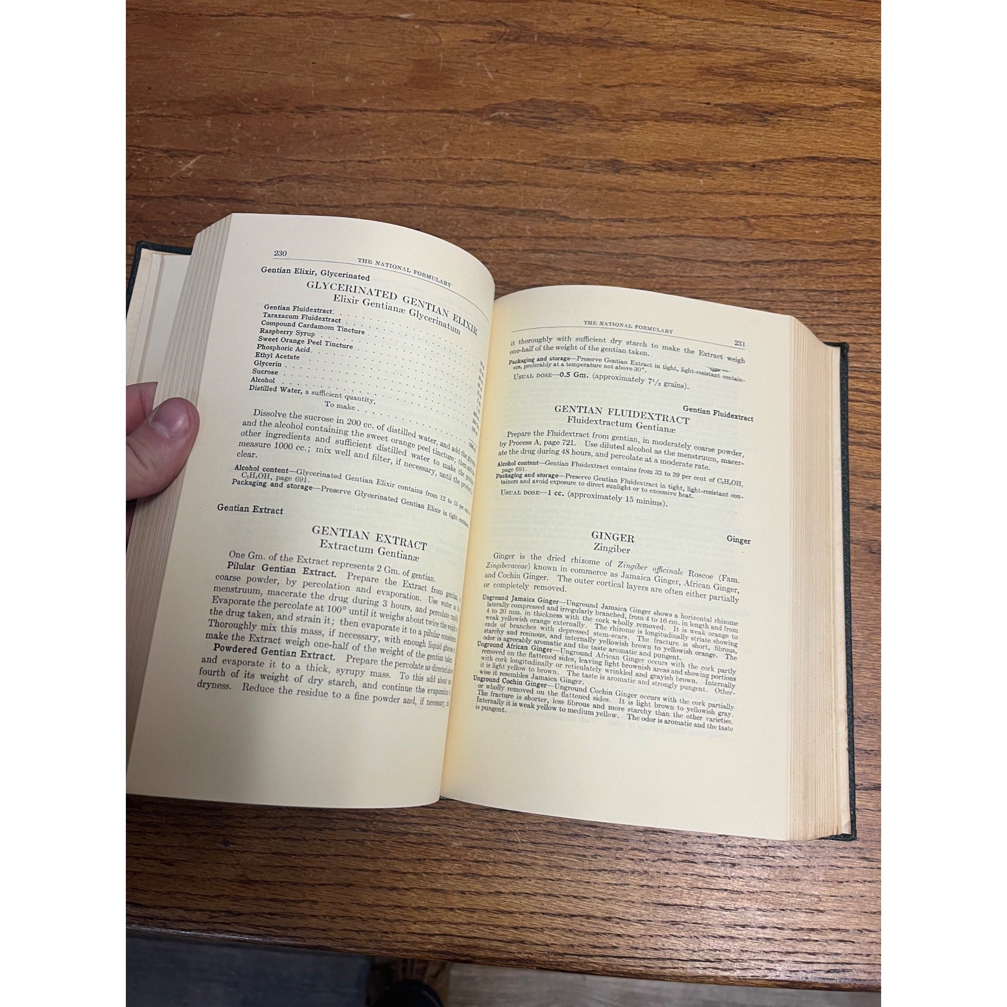 1950 The National Formulary Drug Store Pharmacy Hardcover Book 9th Edition