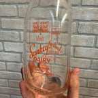 VTG Quart Milk Bottle SANKEY'S DAIRY Oconto Falls Wis. 9 1/2" Tall Wisconsin