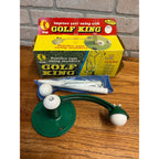 Golf King 1975 K-Tel Swing Practice Gizmo Ball Holder Adustable Tee Vintage