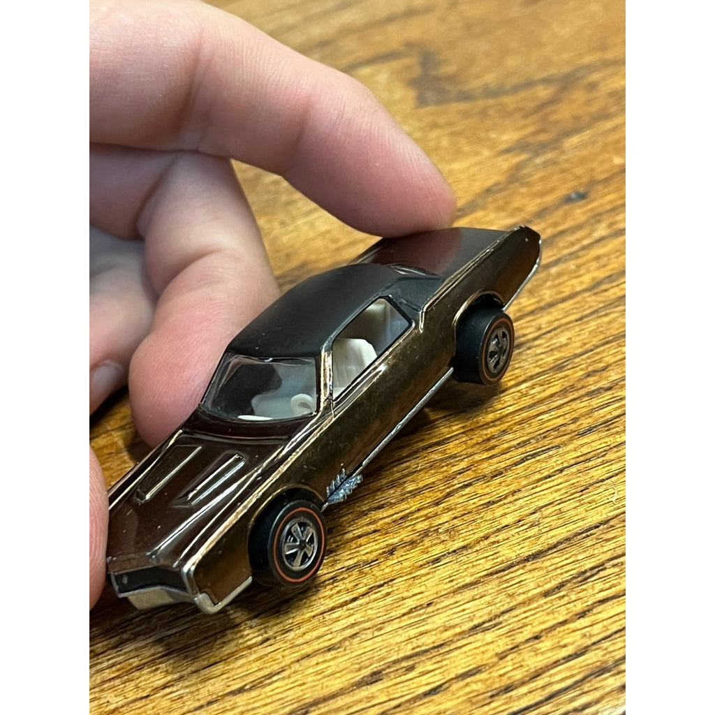 Vintage Hot Wheels Redlines 1968 Custom Eldorado Chocolate Brown - Excellent!