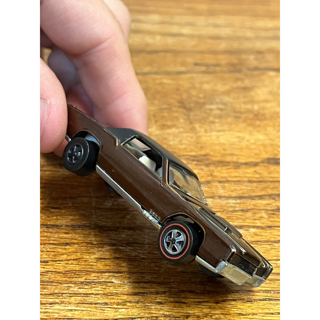 Vintage Hot Wheels Redlines 1968 Custom Eldorado Chocolate Brown - Excellent!