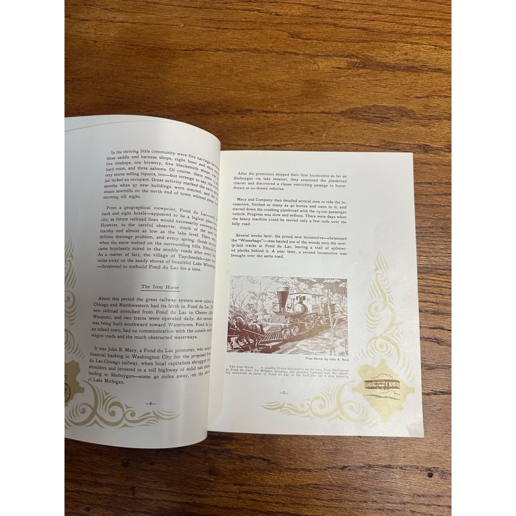 100 Years Of Leathermaking Book Fred Rueping Leather Company Fond Du Lac WI 1954