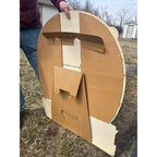 Vintage 1950s Curity First Aid Supplies Advertising Cardboard Store Sign