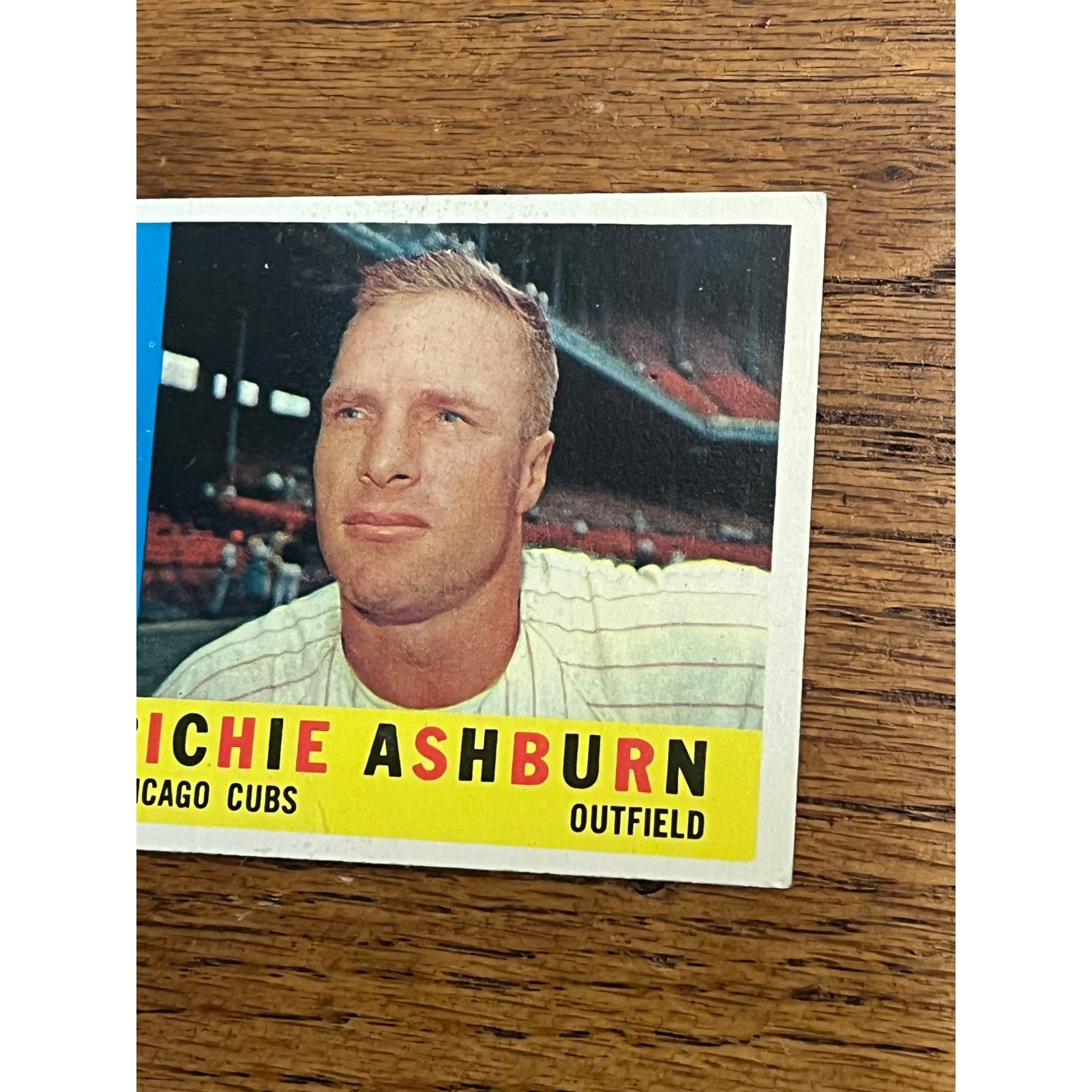 1960 Topps Baseball Richie Ashburn Chicago Cubs #305 - VG
