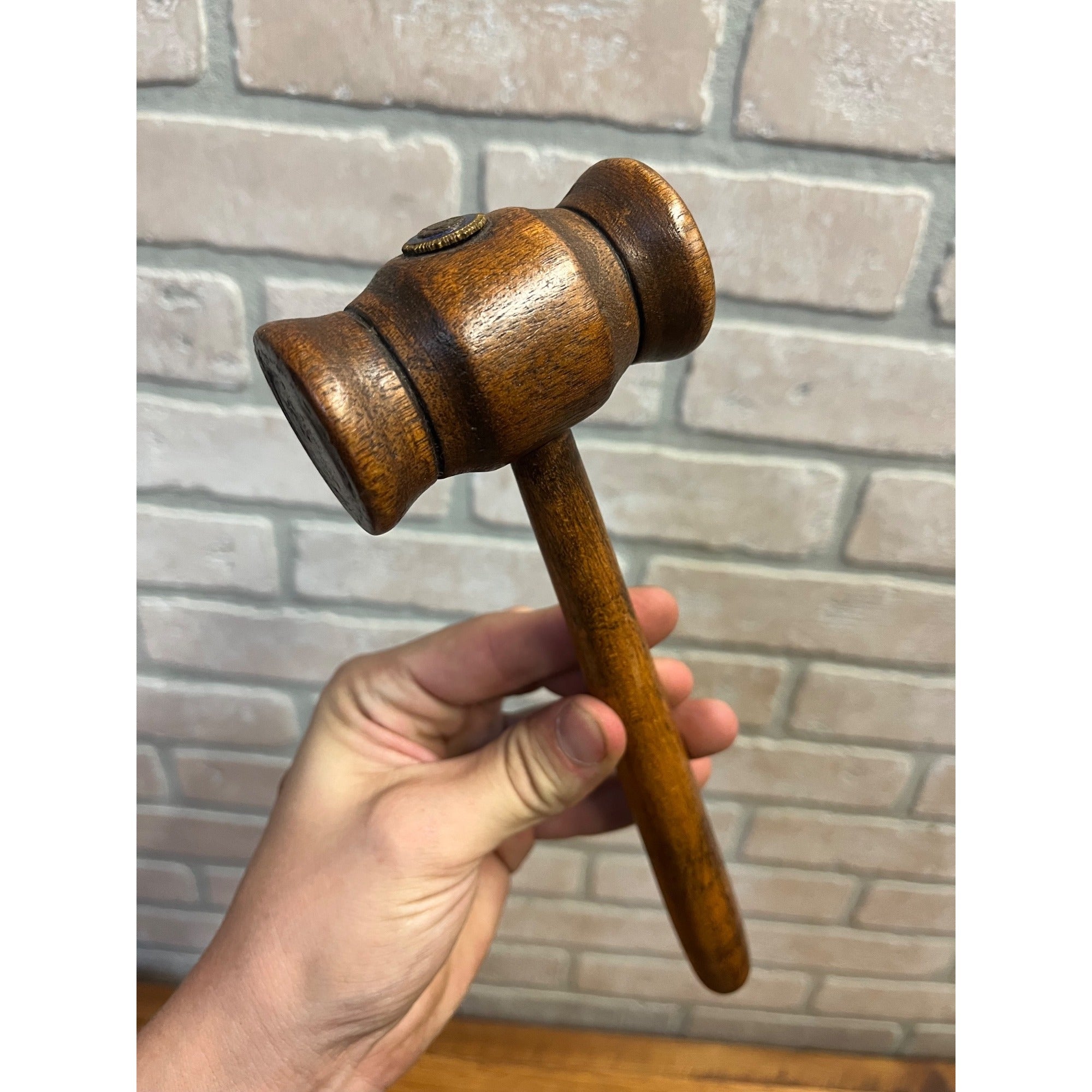 Vintage Wooden American Legion Hammer Mallet Gavel