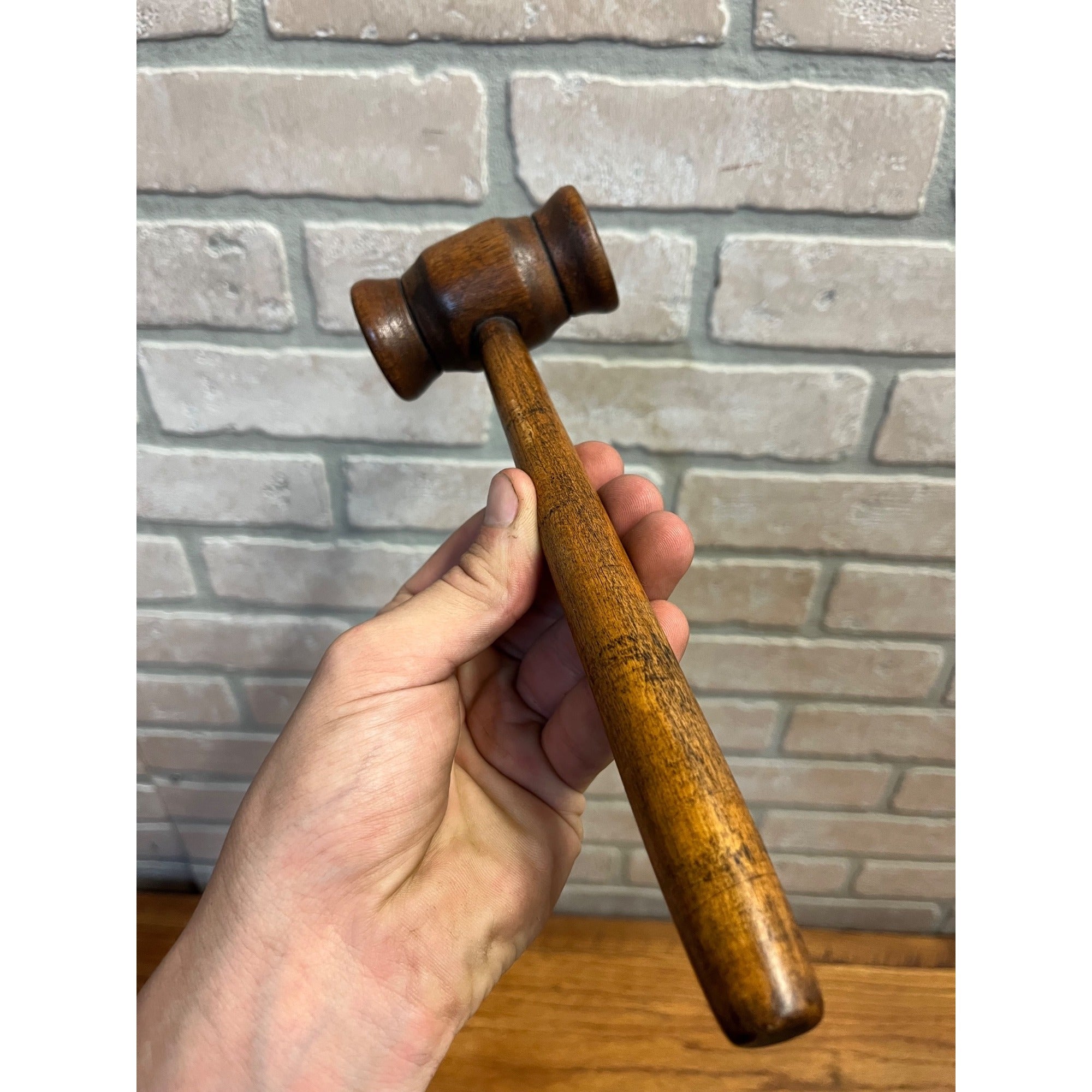 Vintage Wooden American Legion Hammer Mallet Gavel