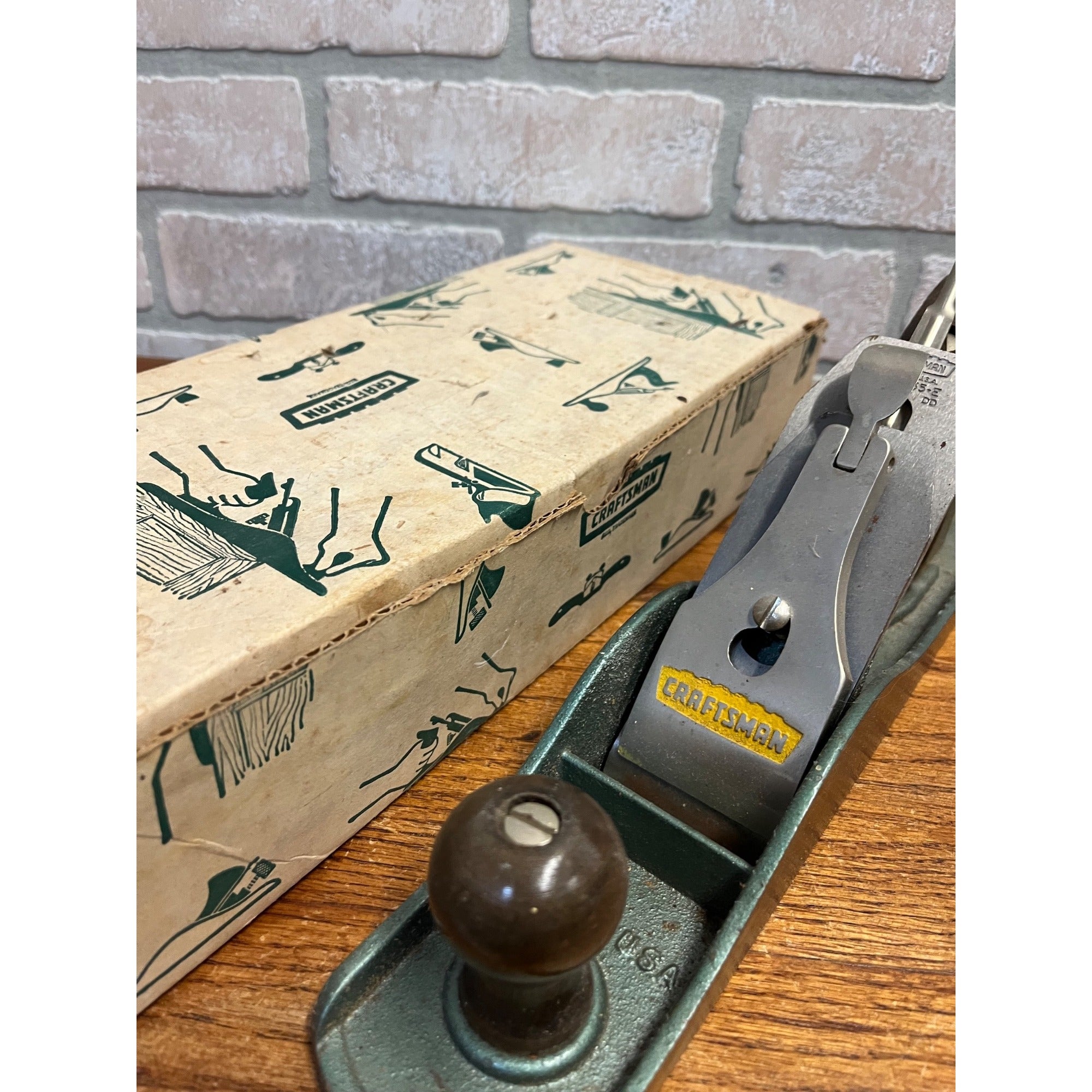 VINTAGE SEARS CRAFTSMAN Jack Plane 14"" Long - 2"" Cutter USA #9-37065 Carpentry