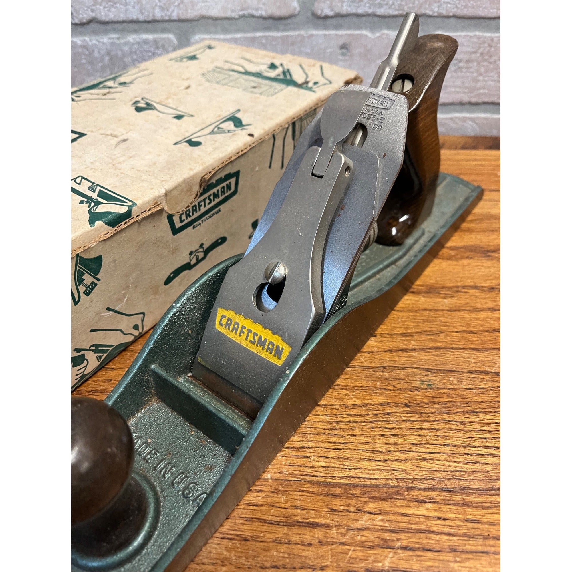 VINTAGE SEARS CRAFTSMAN Jack Plane 14"" Long - 2"" Cutter USA #9-37065 Carpentry