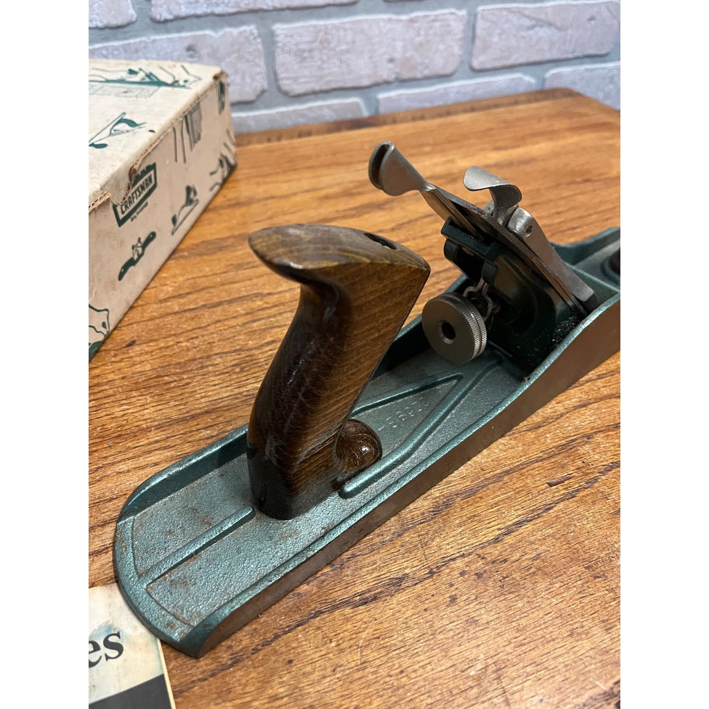 VINTAGE SEARS CRAFTSMAN Jack Plane 14"" Long - 2"" Cutter USA #9-37065 Carpentry