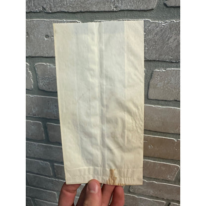 RARE Vintage 1960s McDonalds Cheeseburger Original Paper Bag Sleeve Wrapper