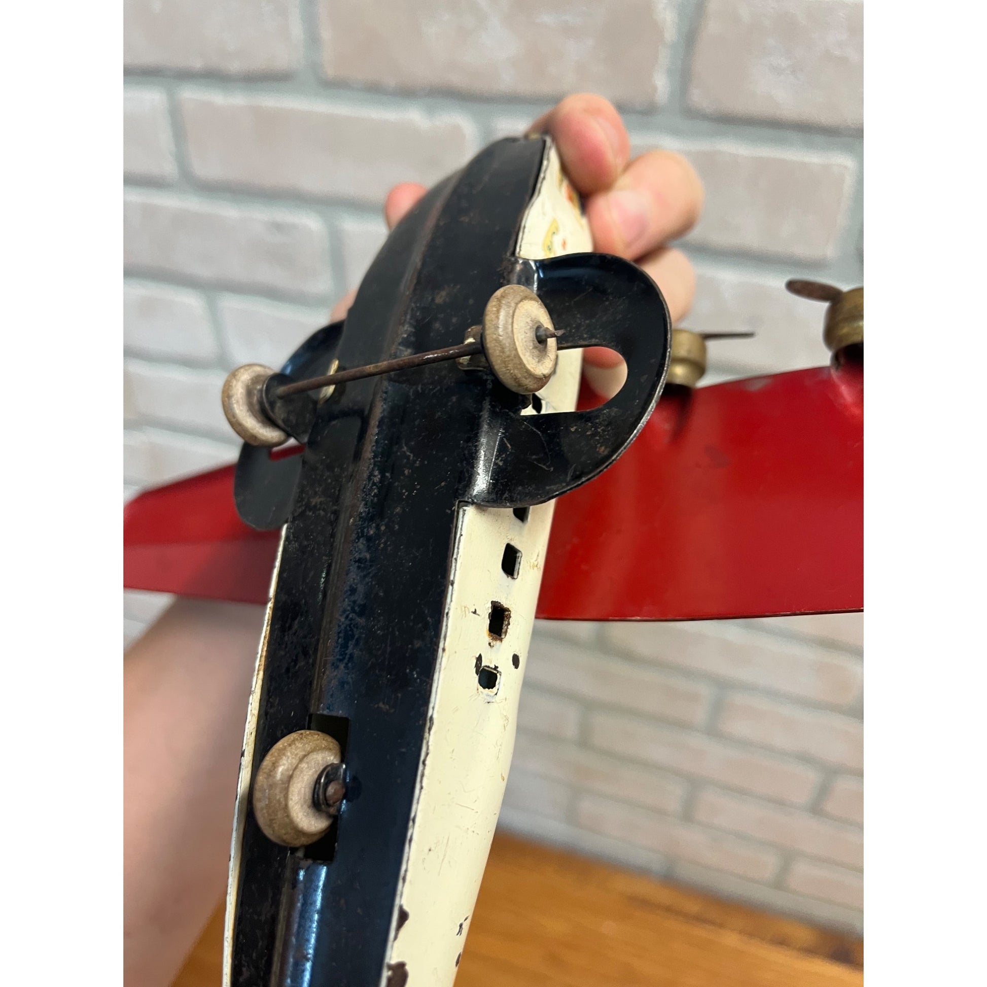 Vintage Wyandotte China Clipper Pan Am Toy Airplane Pressed Steel Toy