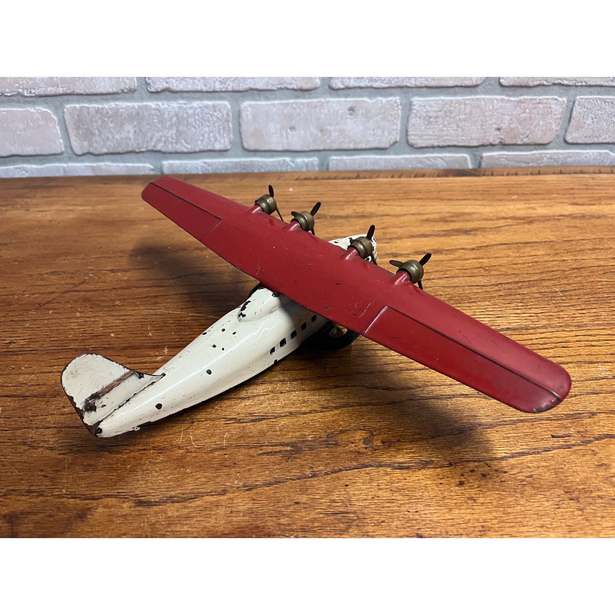Vintage Wyandotte China Clipper Pan Am Toy Airplane Pressed Steel Toy