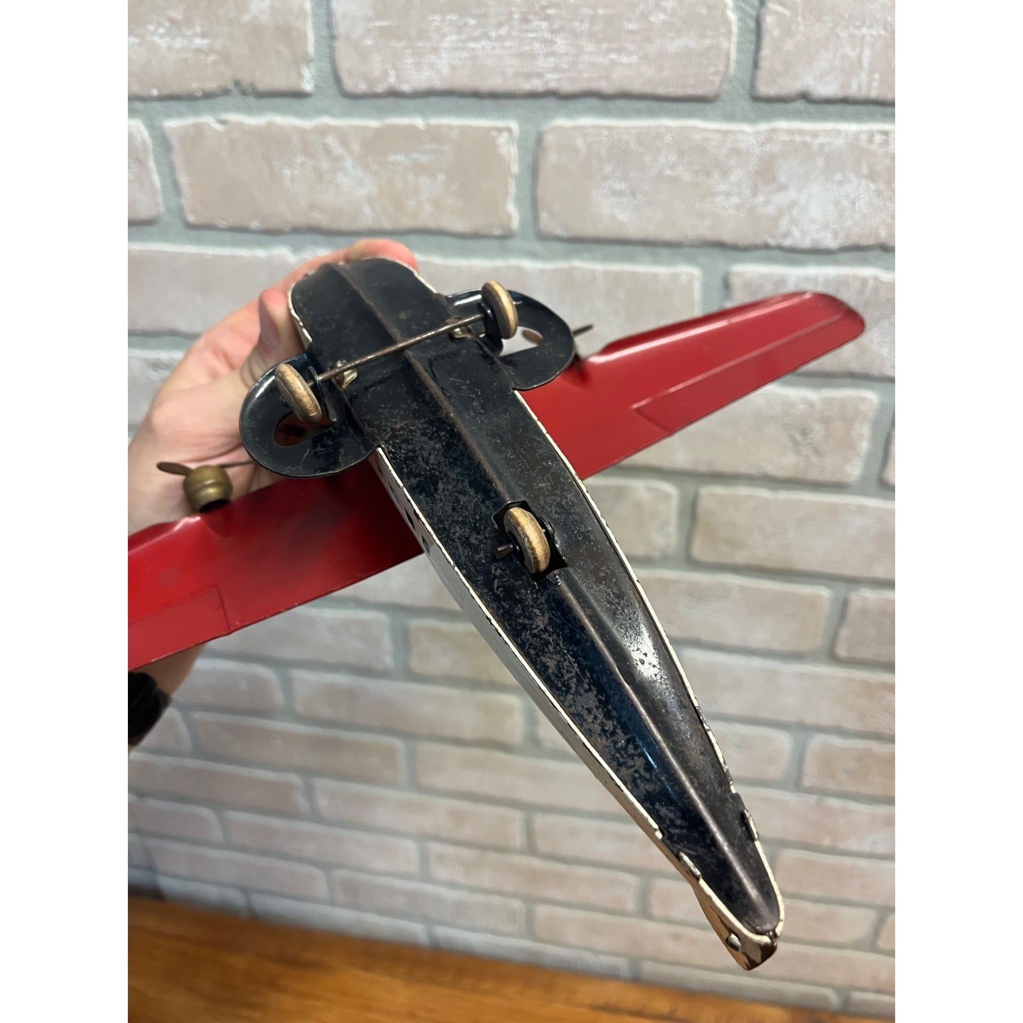 Vintage Wyandotte China Clipper Pan Am Toy Airplane Pressed Steel Toy