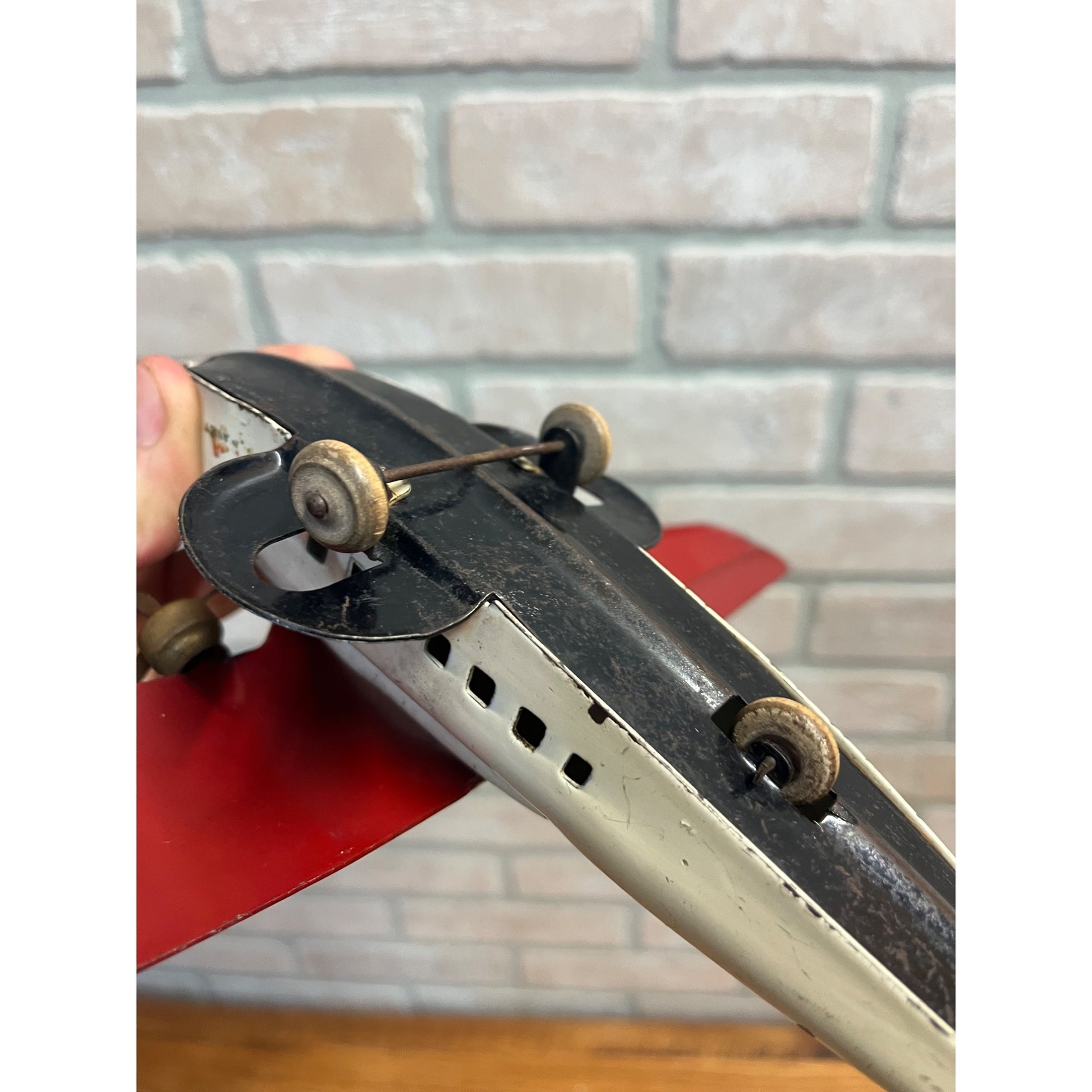 Vintage Wyandotte China Clipper Pan Am Toy Airplane Pressed Steel Toy