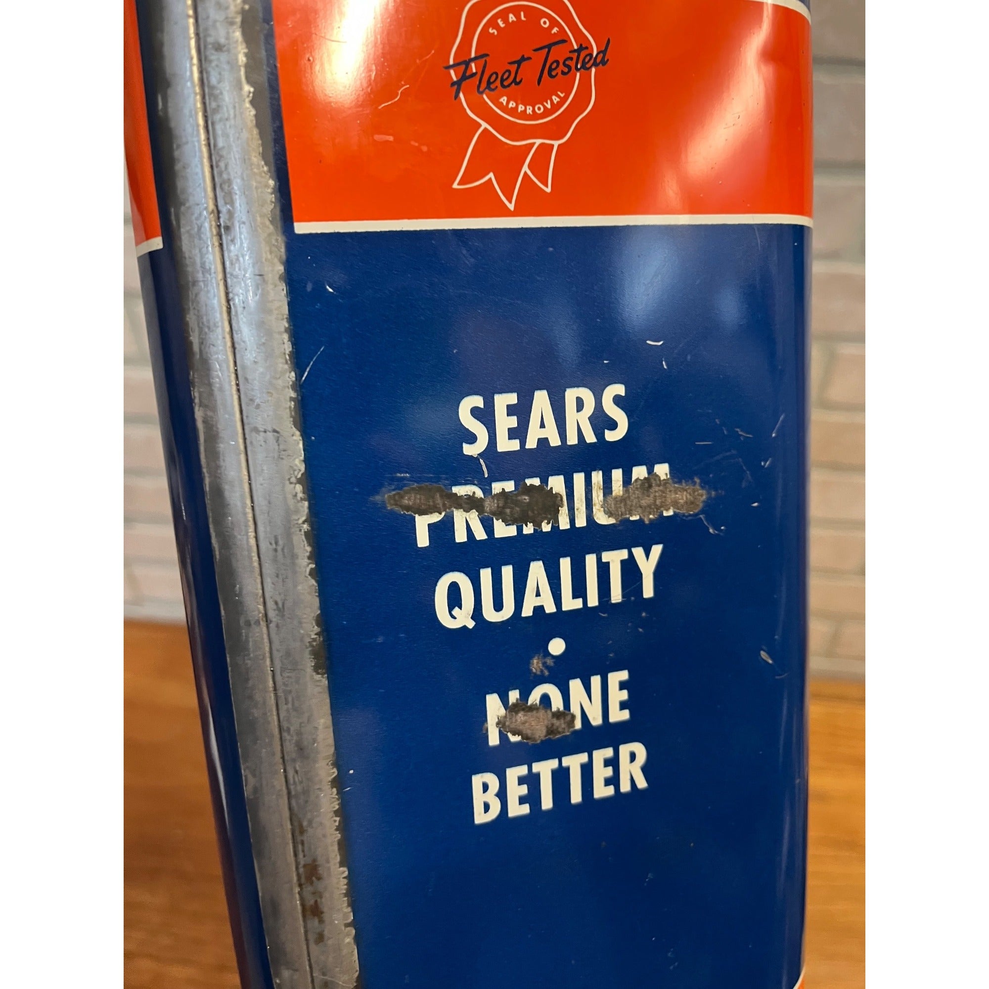 Vintage 1964 Allstate 10 Quarts Cross Country Heavy Duty Motor Oil 13" Can Sears