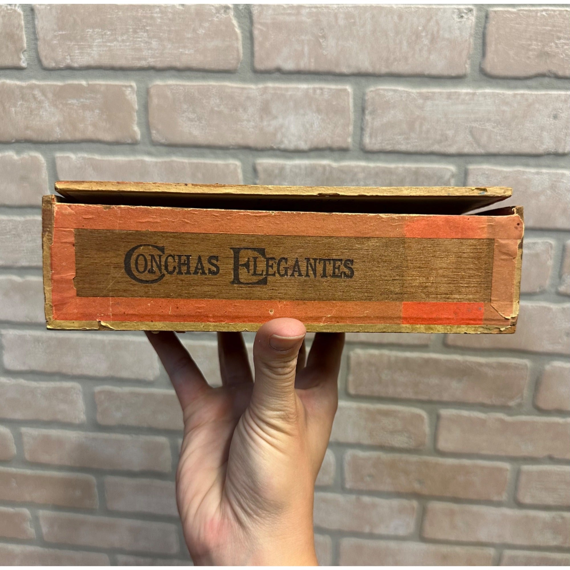 RARE Early 1900s Victorian Lady "Jessie" Cigar Box Wooden Milwaukee Wisconsin Wis