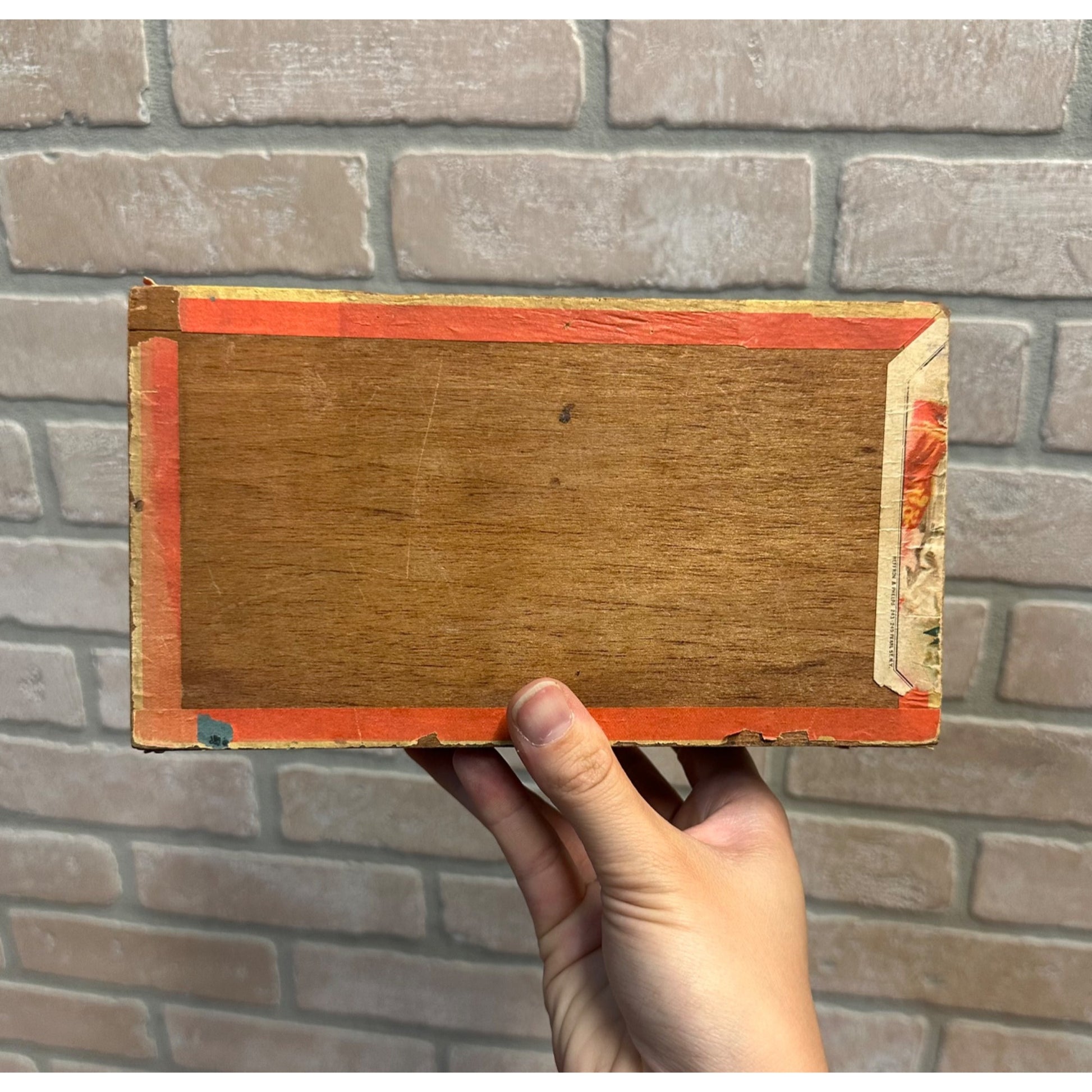 RARE Early 1900s Victorian Lady "Jessie" Cigar Box Wooden Milwaukee Wisconsin Wis