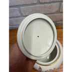 Bavaria Elfenbein Porzellan Serving Bowl with Lid Elegant Flowers Ceramic