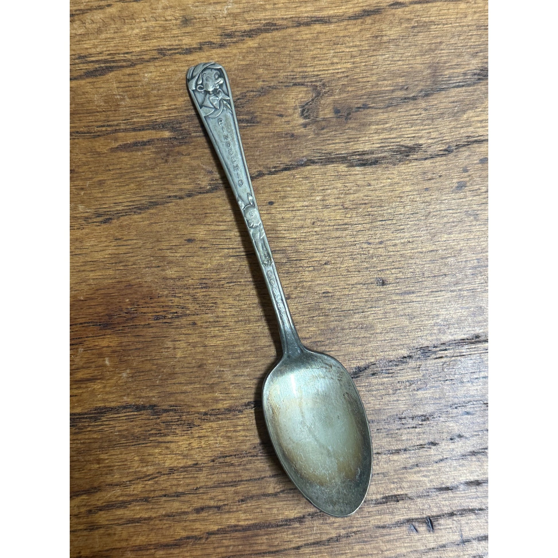 Vintage Duchess Sliverplate Pinocchio & Donkey Character Child’s Spoon