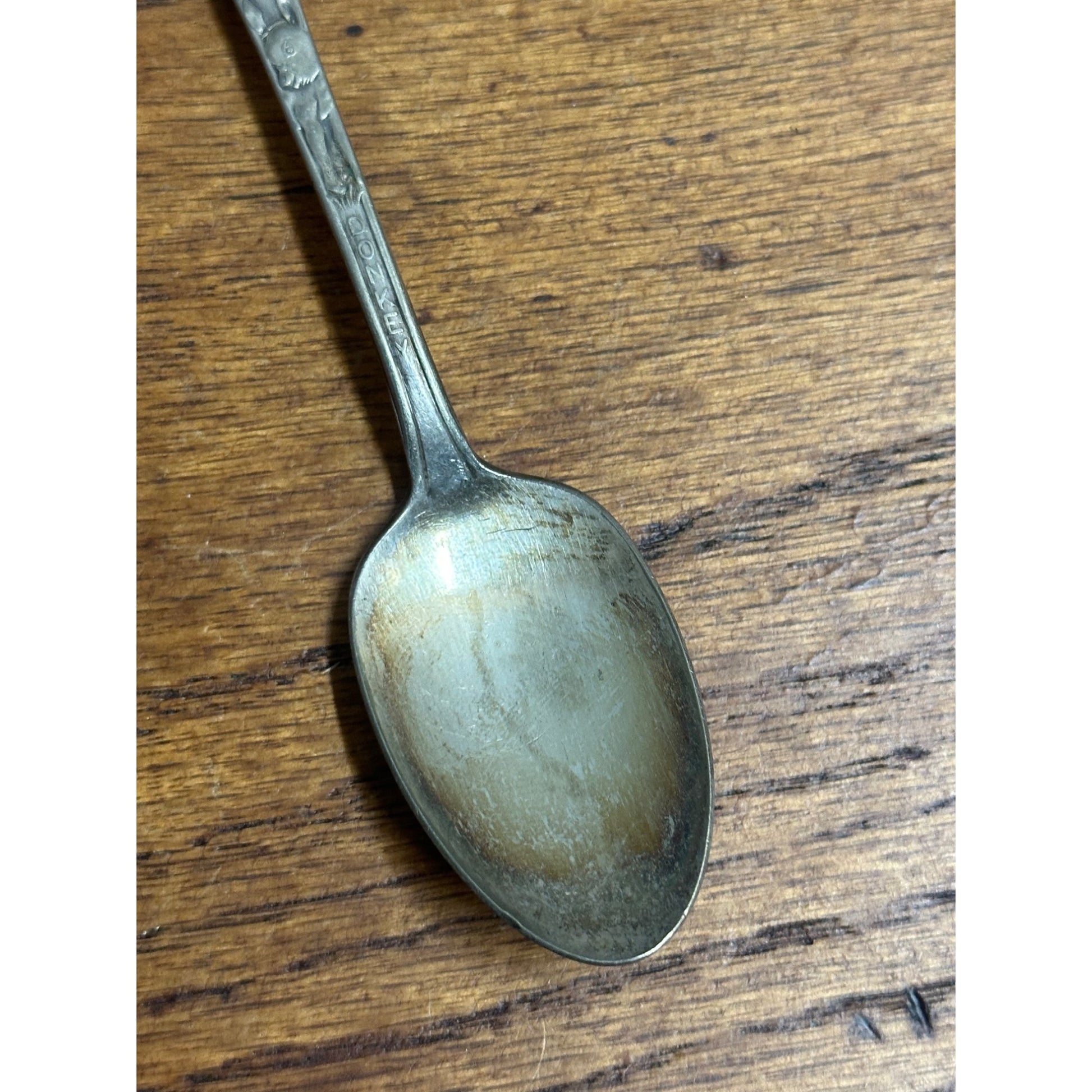 Vintage Duchess Sliverplate Pinocchio & Donkey Character Child’s Spoon