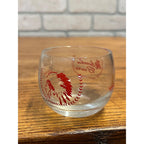 Vintage 1950s Milwaukee Braves Low-Ball Glass Roly Poly Style Wisconsin 2.25"