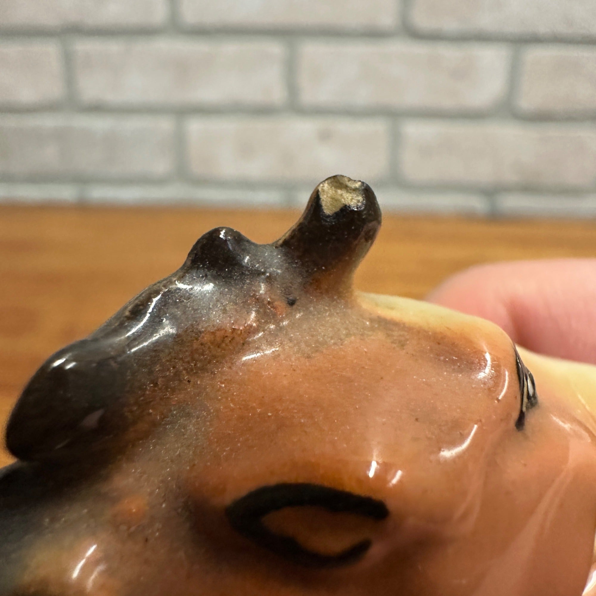 Pair Ceramic Art Studio Fighting Stallions Thunder & Lightning Horse Figures