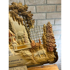 German Victorian Advertising Diecut Calendar Sign Meadowville CO Kirk