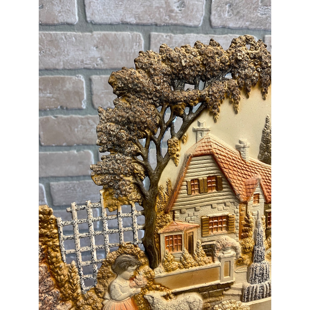 German Victorian Advertising Diecut Calendar Sign Meadowville CO Kirk