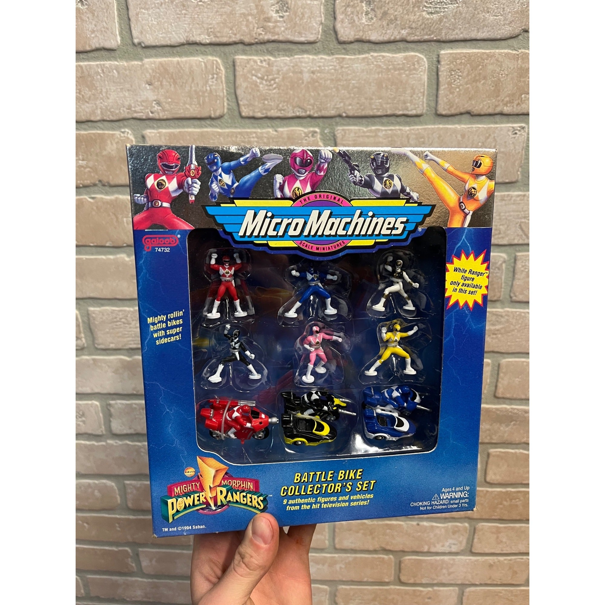 Power Rangers Battle Bike Collector's Set in Galoob Micro Machines 1994 - NIB!!!