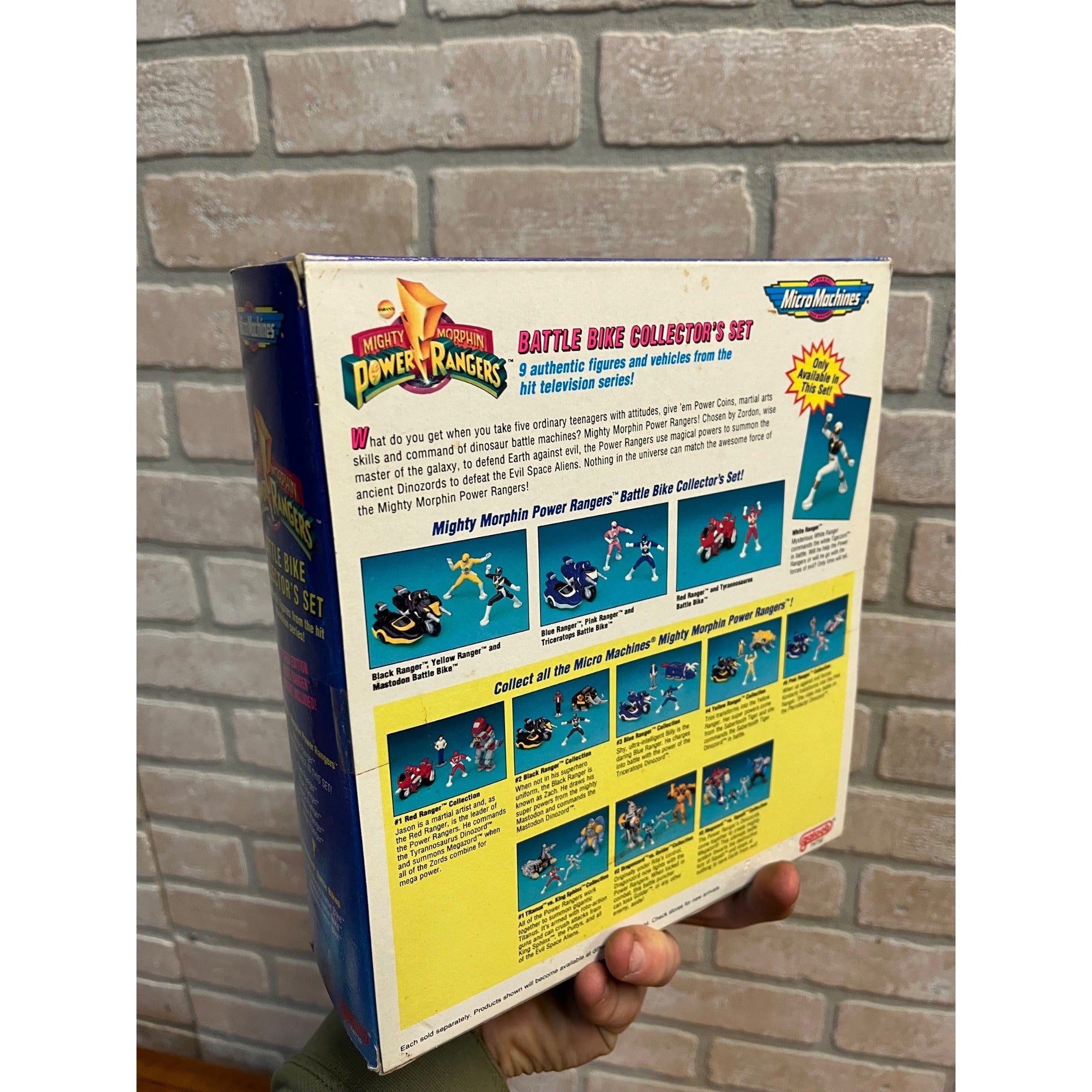 Power Rangers Battle Bike Collector's Set in Galoob Micro Machines 1994 - NIB!!!