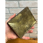 Vintage Lucky Strike Flat Fifties Cigarette Tin Case Advertising
