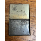 Vintage Lucky Strike Flat Fifties Cigarette Tin Case Advertising