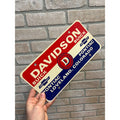 Vintage Davidson Buick Chevy Pontiac Dealer Booser Plastic License Plate Loveland CO