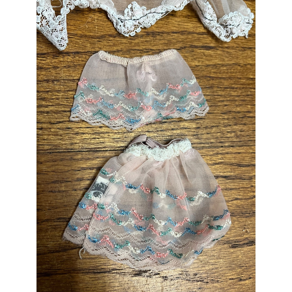 Vintage 1960s Ideal Tammy Doll Family Sweet Dreams 2 Piece Nighty Outfit