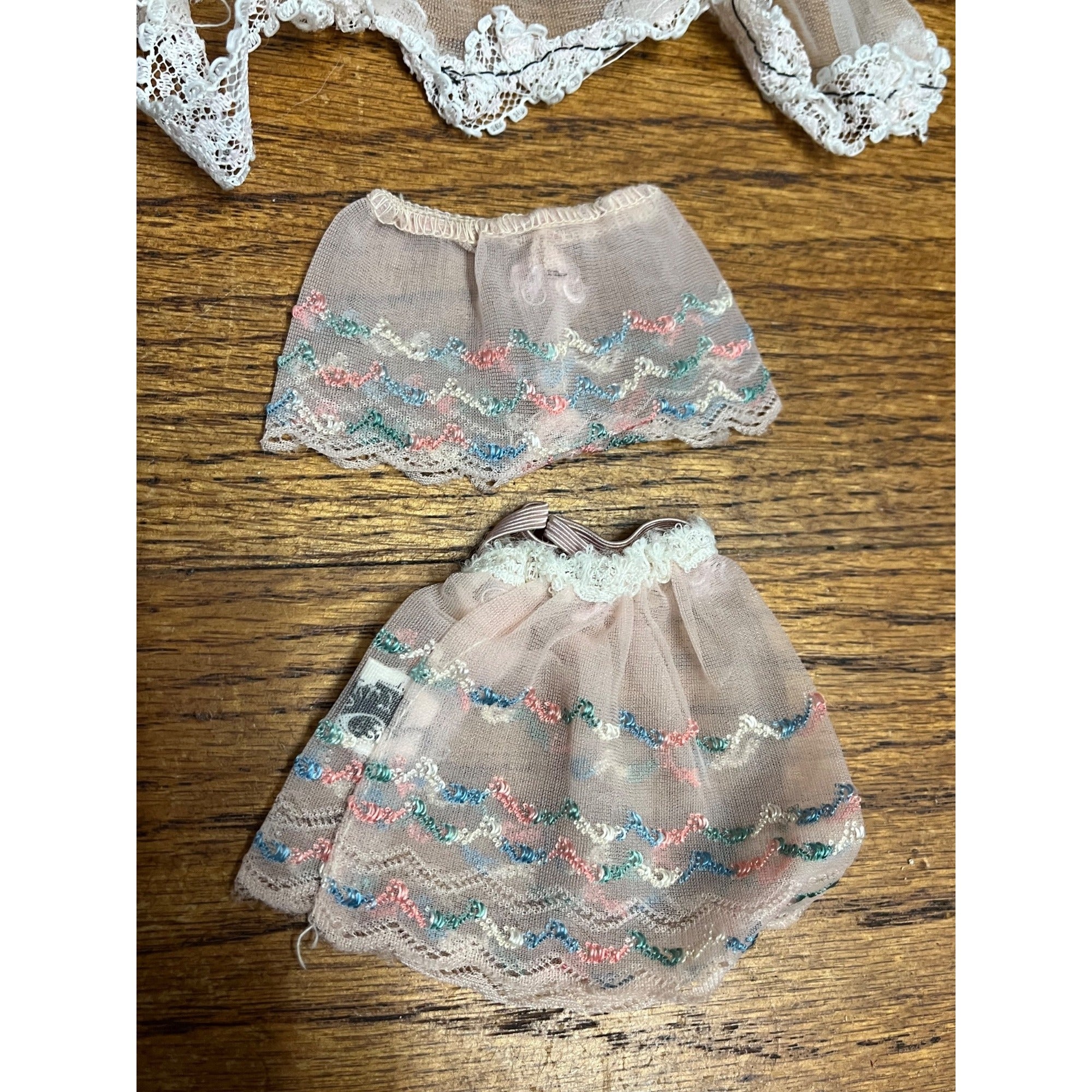 Vintage 1960s Ideal Tammy Doll Family Sweet Dreams 2 Piece Nighty Outfit