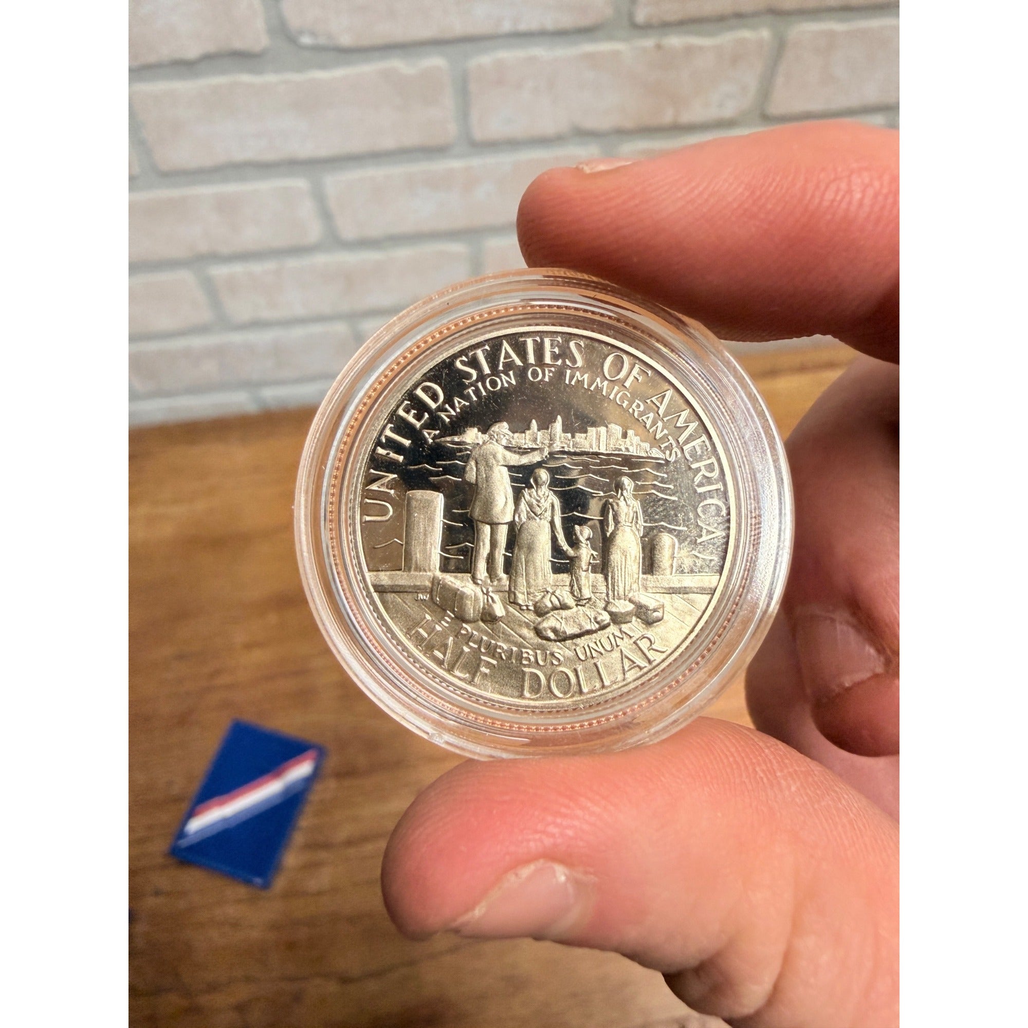 1986 Statue of Liberty Proof Half Dollar Commemorative Coin Original Box Pack.