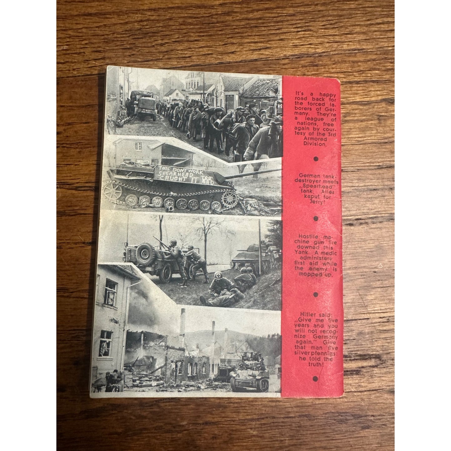 Spearheading with the 3rd Third Armored Division US Army Booklet