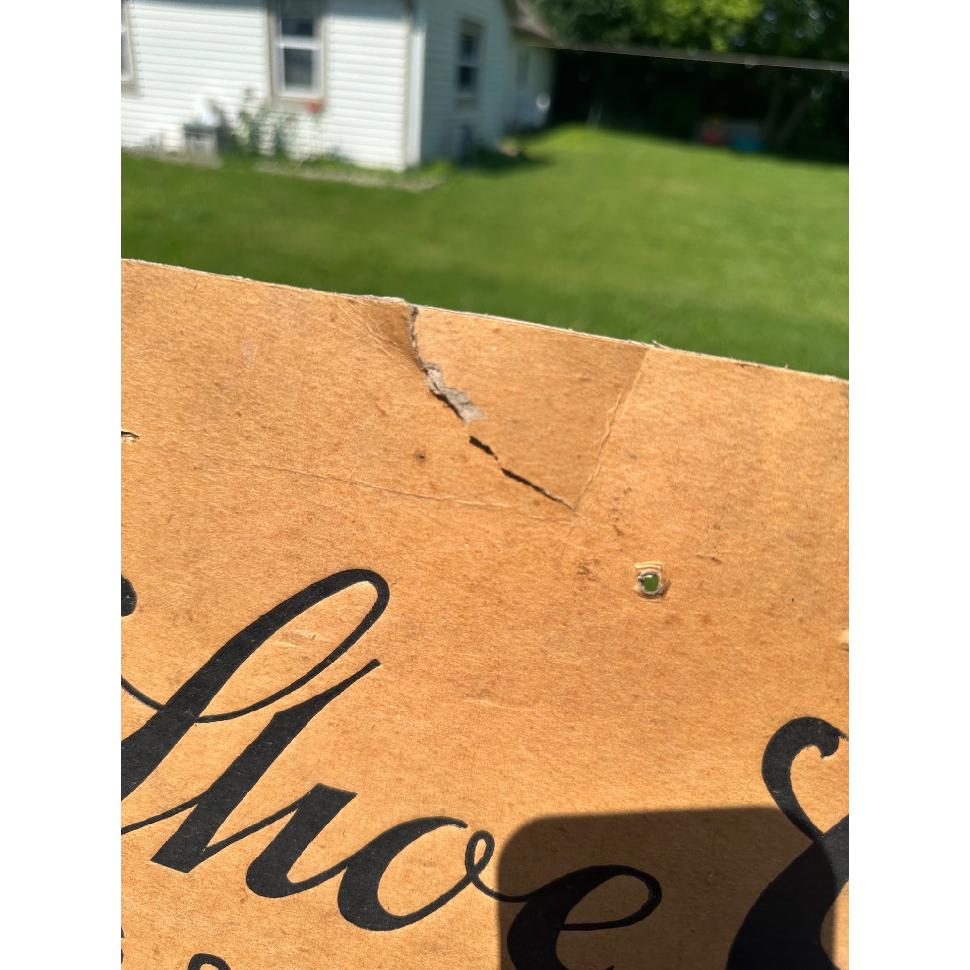 Antique 1910s Fairfield Shoe Co Mens Boys Shoes Advertising Sign