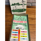 Vintage 1966 Golfers Test Your Game Golf Potentiometer Novelty Golfer Art Anson