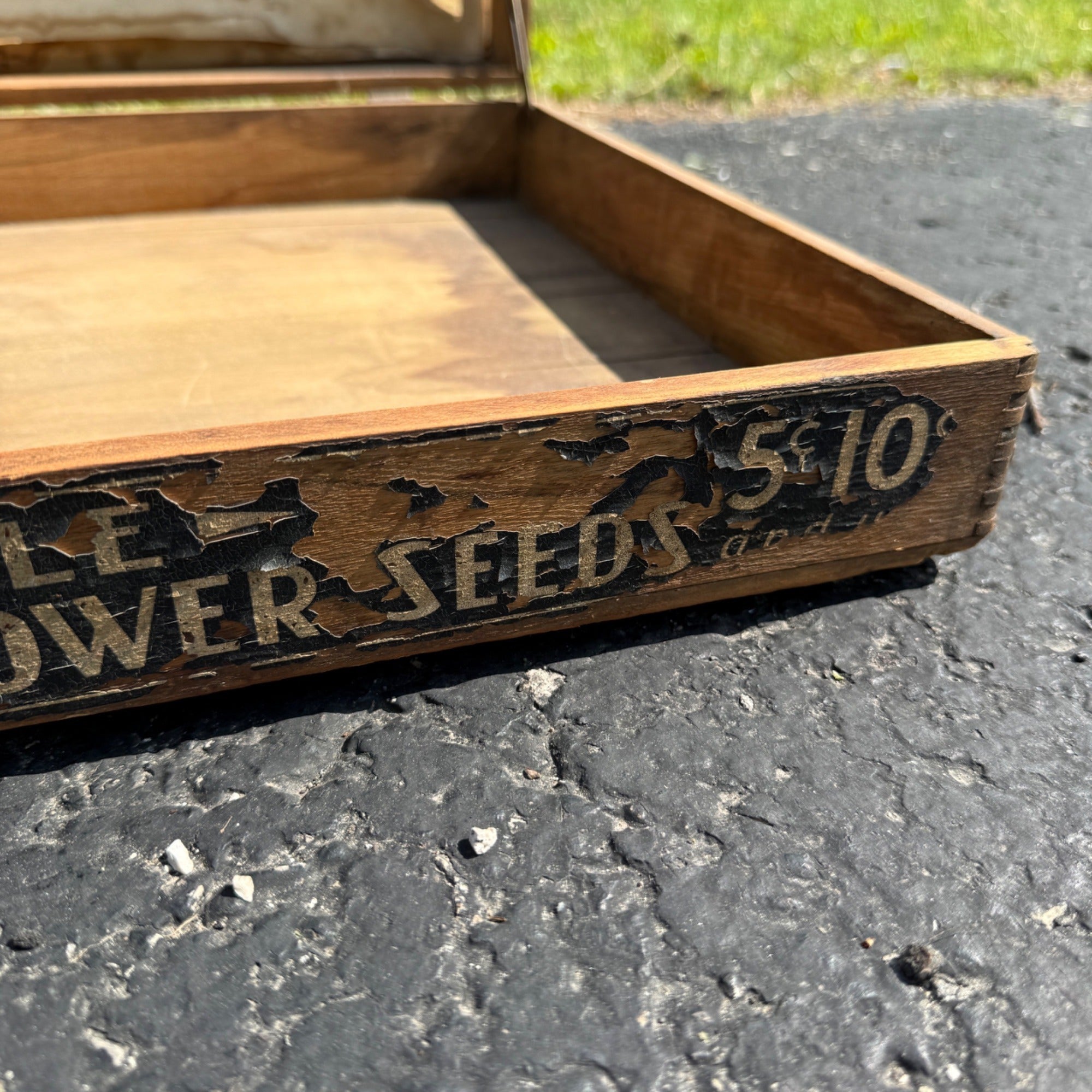 Mandeville & King Flower Seed Box General Store Display - As-Is